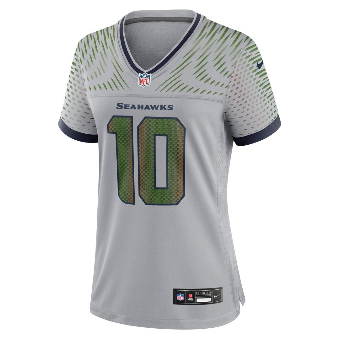 Cooper Kupp Seattle Seahawks Nike Women's 2025 Rivalries Collection Game Jersey - Wolf Gray