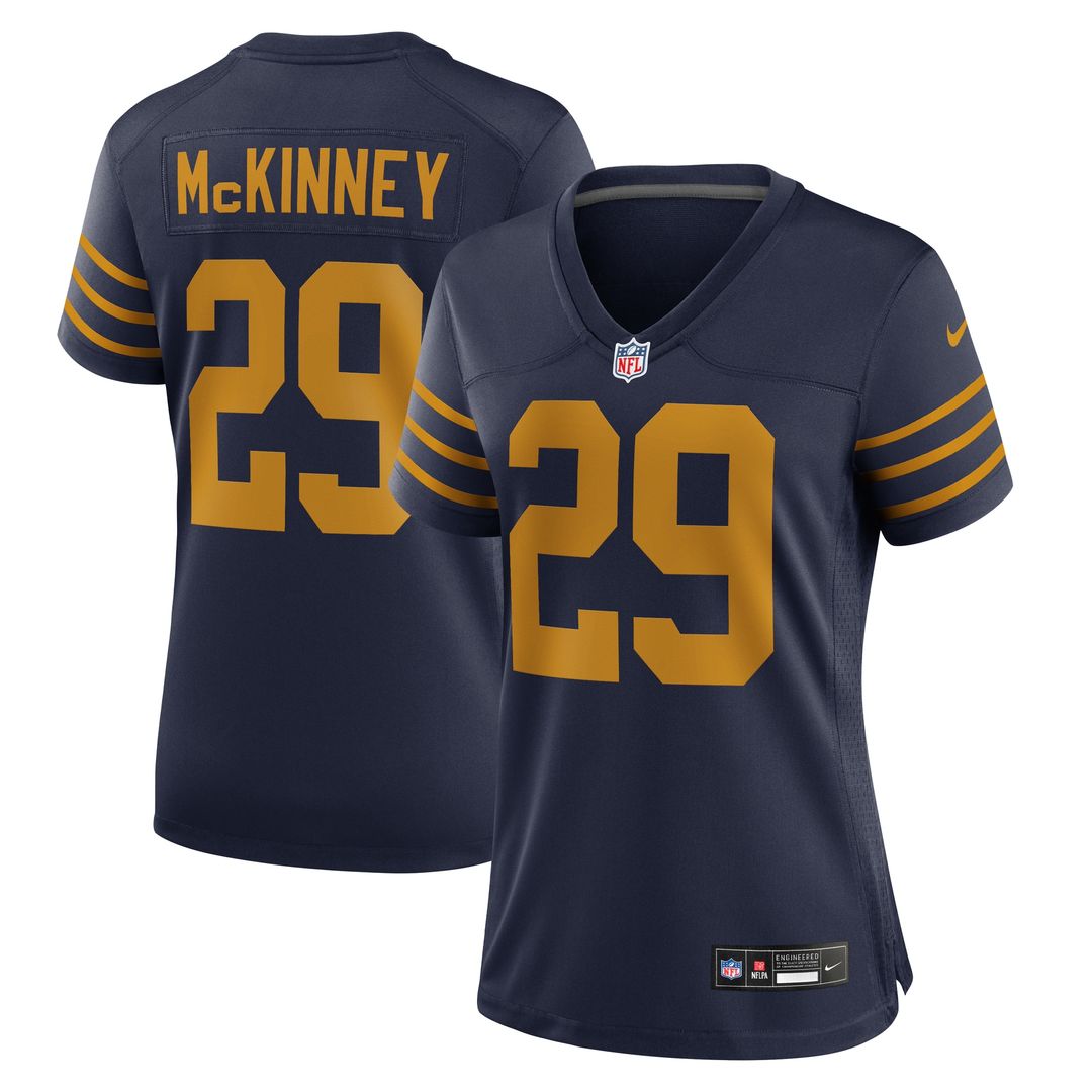 Xavier McKinney Green Bay Packers Nike Women's The 1923 Classic Game Jersey - Navy