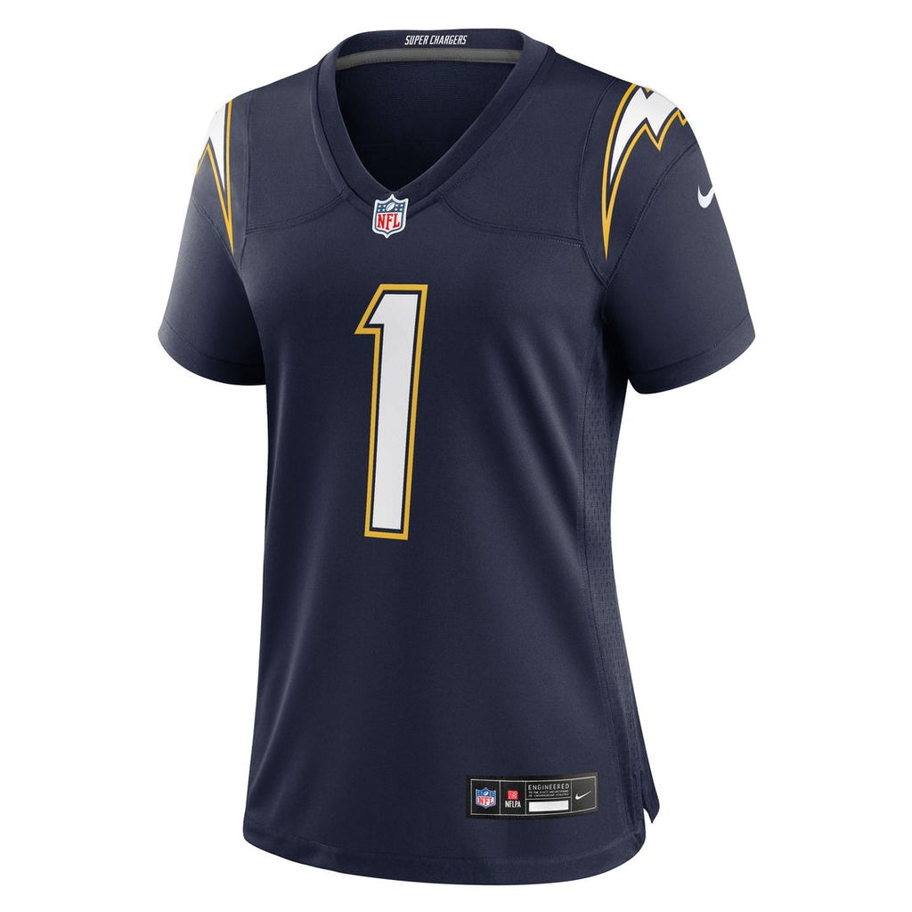 Quentin Johnston Los Angeles Chargers Nike Women's Alternate Super Chargers Game Jersey - Navy