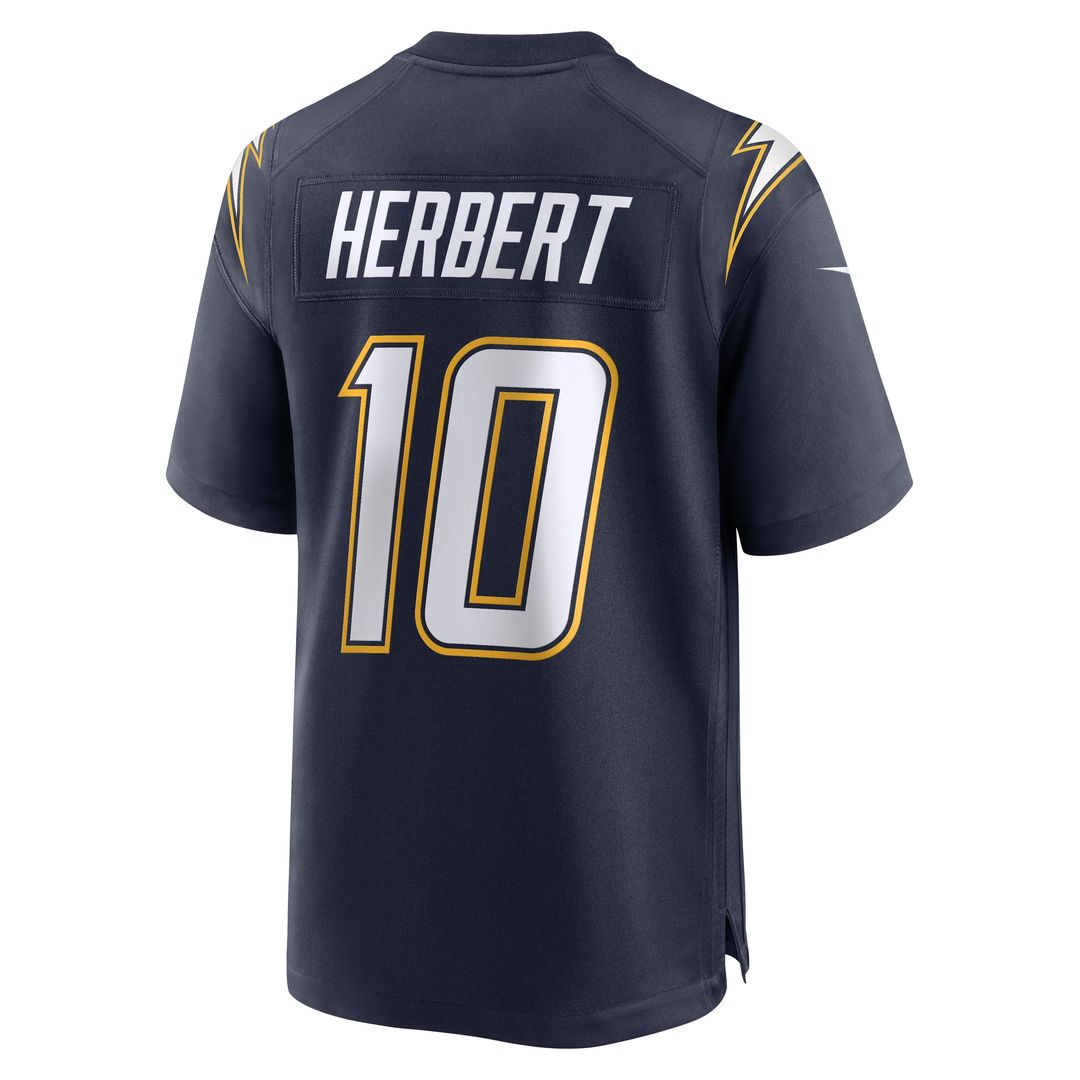 Justin Herbert Los Angeles Chargers Nike Alternate Super Chargers Game Player Jersey - Navy