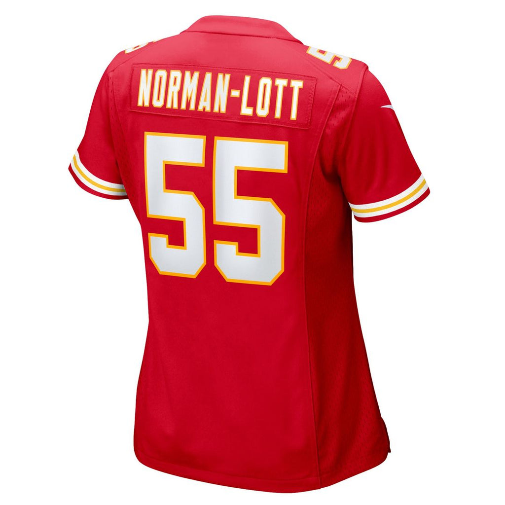 Omarr Norman-Lott Kansas City Chiefs Nike Women's Team Game Jersey -  Red