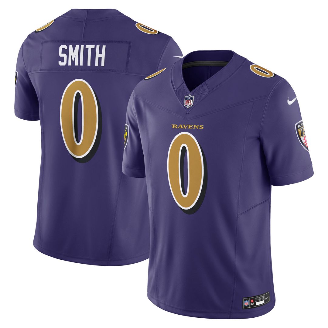 Roquan Smith Baltimore Ravens Nike Alternate 2 Vapor F.U.S.E. Limited Jersey - Purple