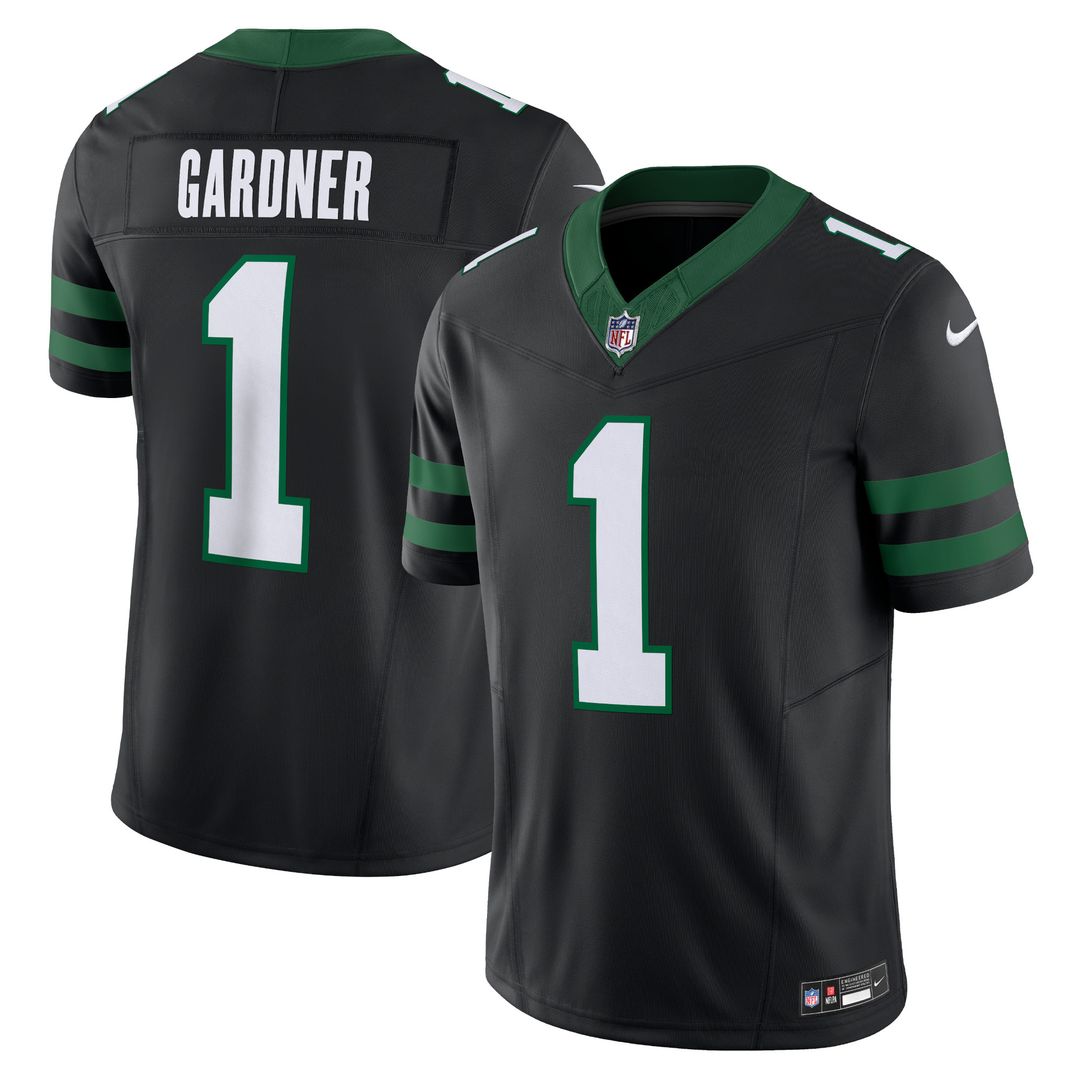 Ahmad Sauce Gardner New York Jets Nike Alternate Vapor F.U.S.E. Limited Jersey  - Legacy Black