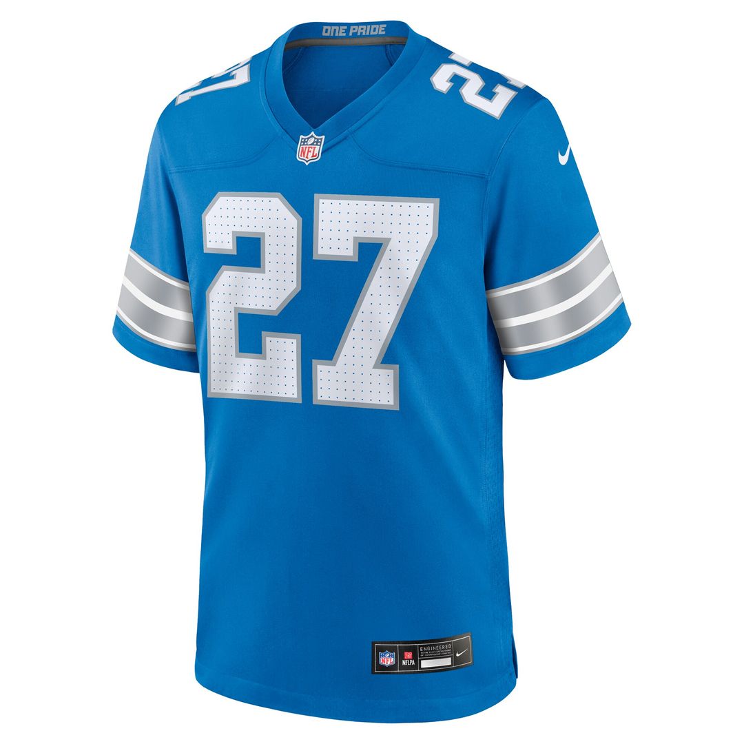 Arthur Maulet Detroit Lions Nike Team Game Jersey -  Blue