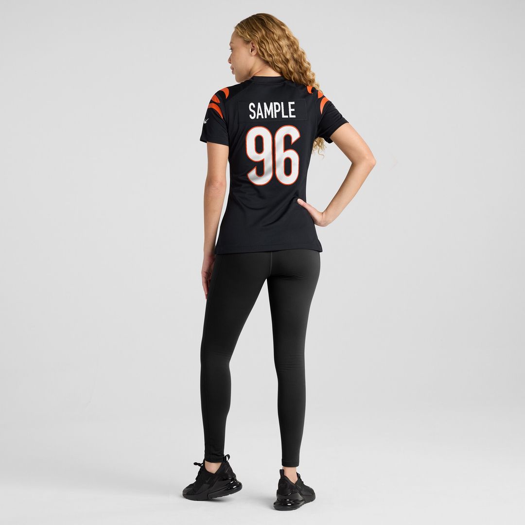 Cam Sample Cincinnati Bengals Nike Women's Game Jersey - Black