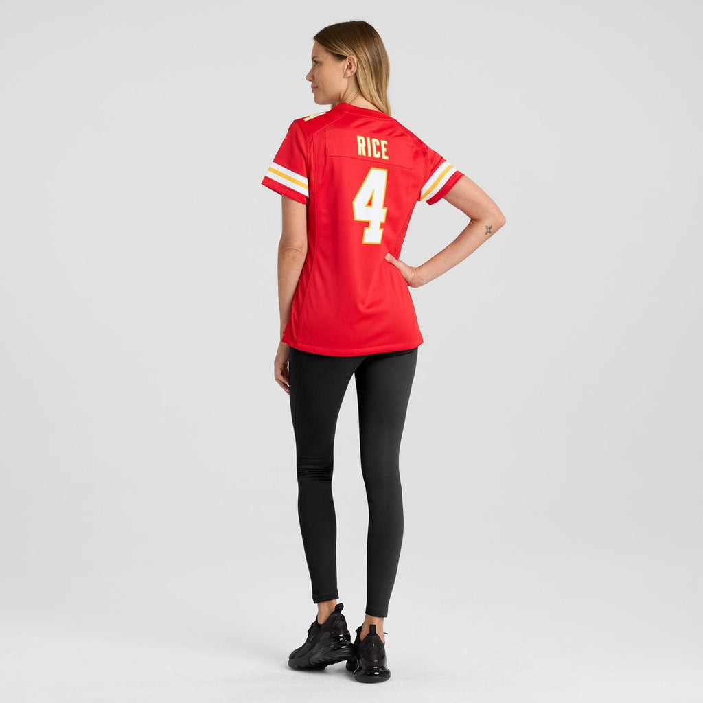 Rashee Rice Kansas City Chiefs Nike Women's  Game Jersey -  Red