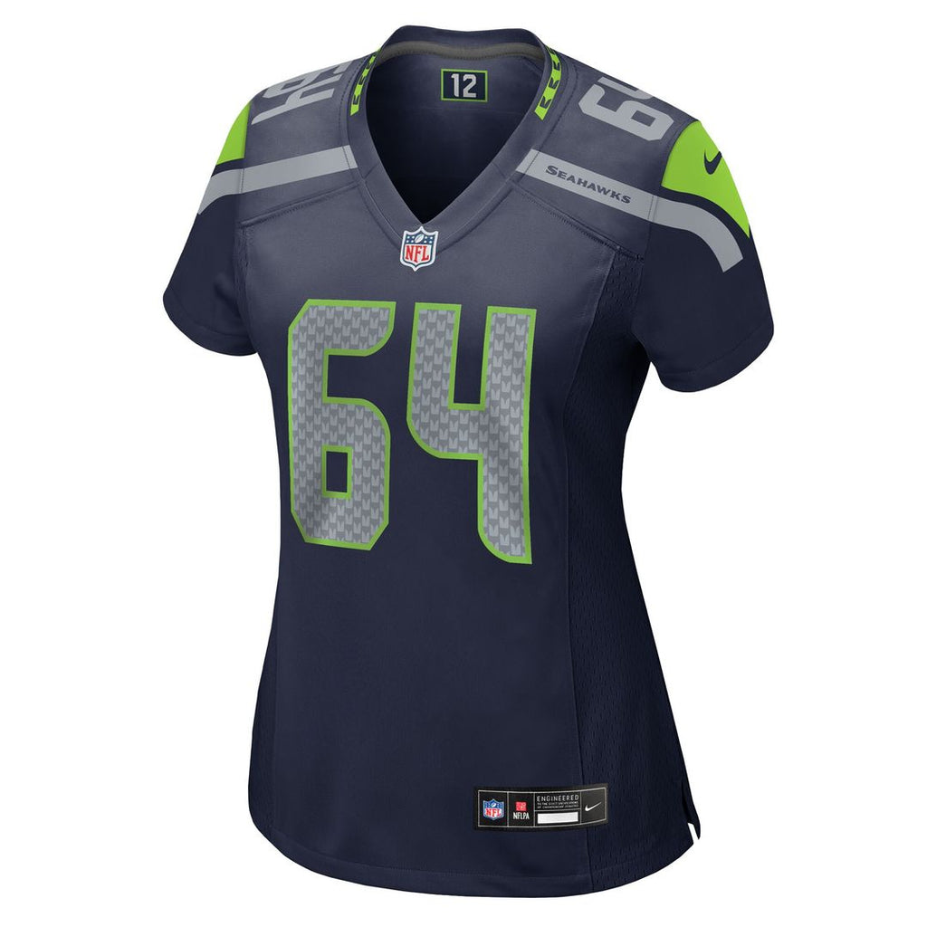 Christian Haynes Seattle Seahawks Nike Women's Team Game Jersey -  College Navy