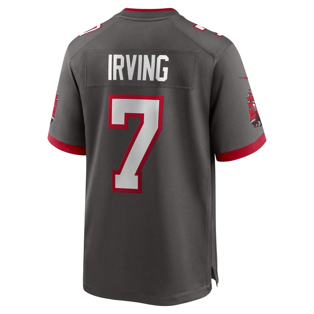 Bucky Irving Tampa Bay Buccaneers Nike Alternate Game Jersey -  Pewter