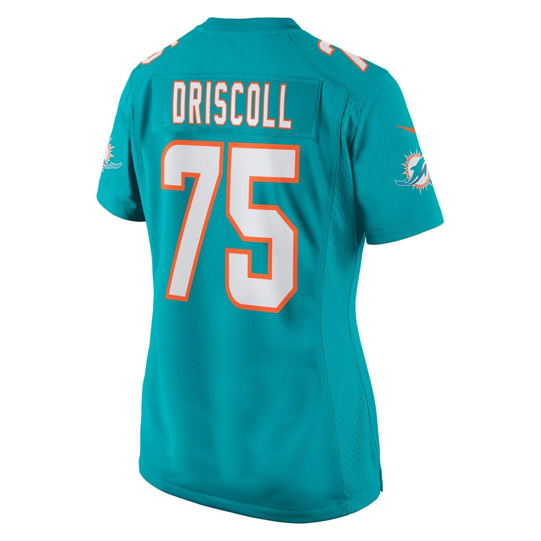 Jack Driscoll Miami Dolphins Nike Women's Team Game Jersey -  Aqua