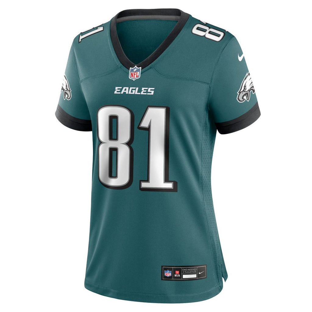 Grant Calcaterra Philadelphia Eagles Nike Women's Team Game Jersey - Midnight Green