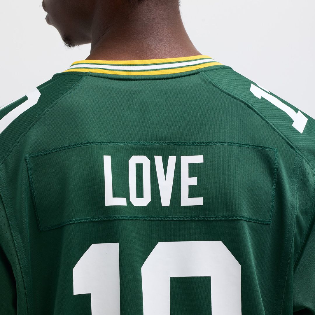 Jordan Love Green Bay Packers Nike Player Game Jersey - Green