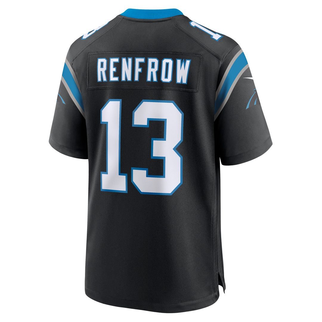 Hunter Renfrow Carolina Panthers Nike Team Game Jersey -  Black