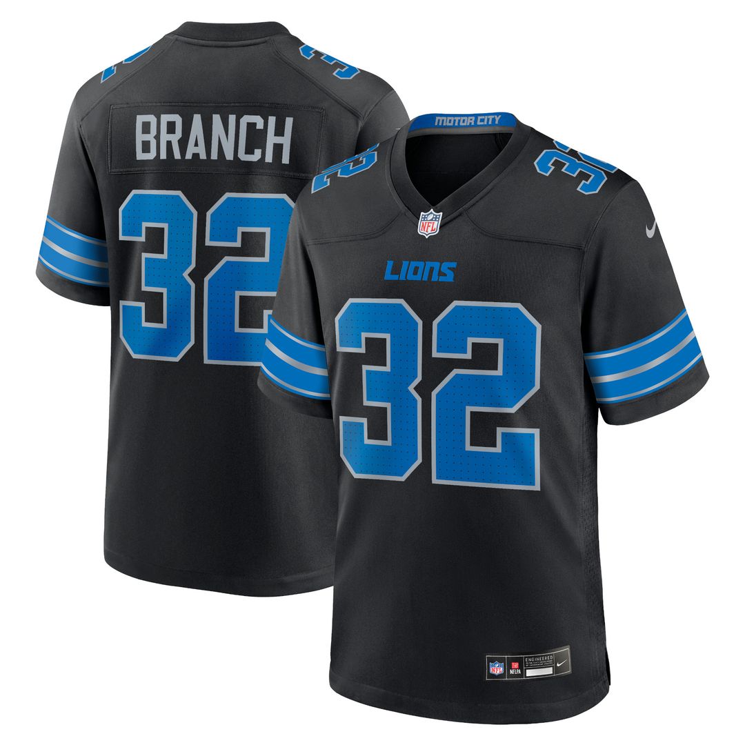 Brian Branch Detroit Lions Nike Alternate Game Jersey - Black
