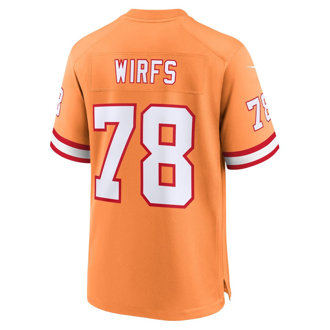 Tristan Wirfs Tampa Bay Buccaneers Nike Alternate Game Jersey - Orange