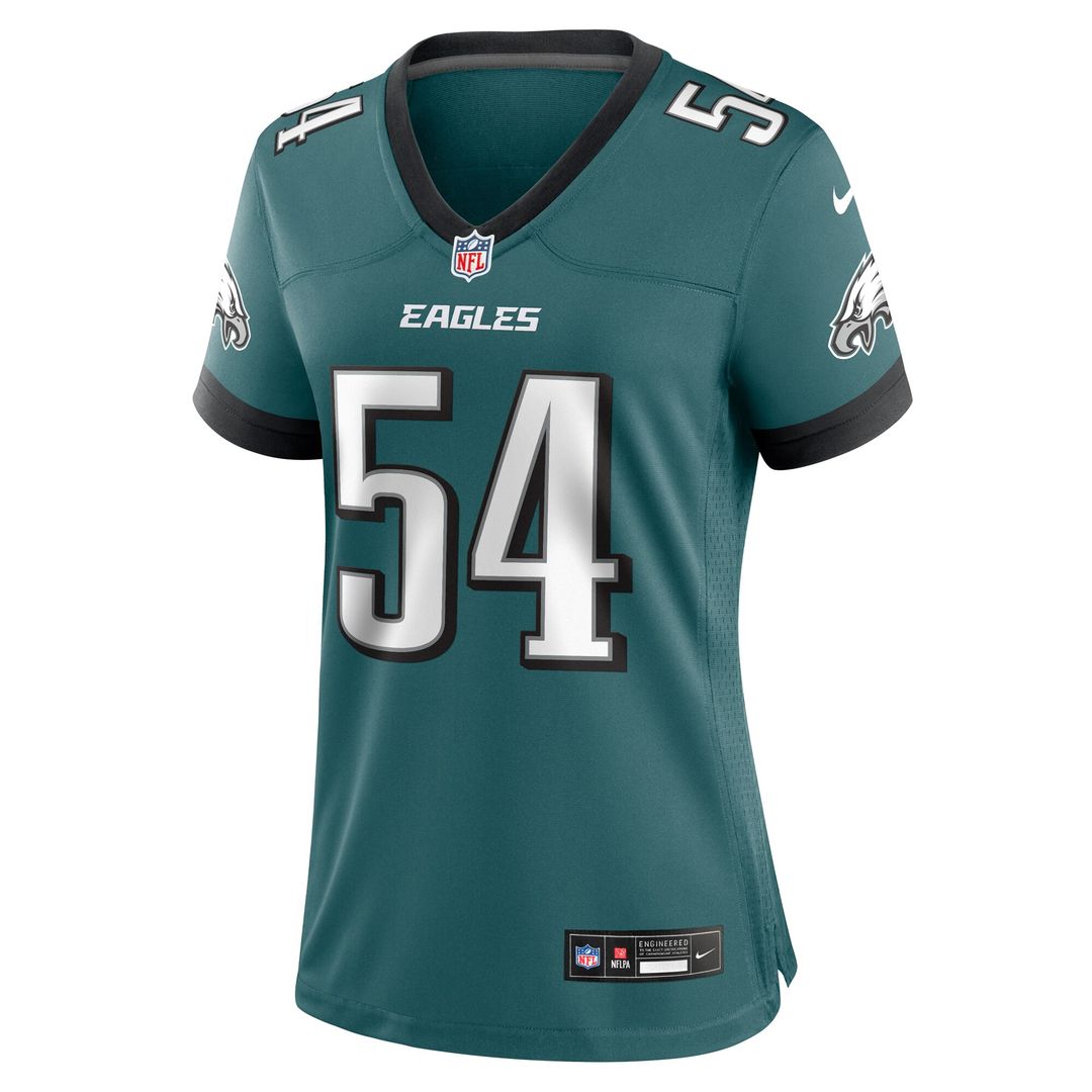 Jeremiah Trotter Jr. Philadelphia Eagles Nike Women's Team Game Jersey - Midnight Green