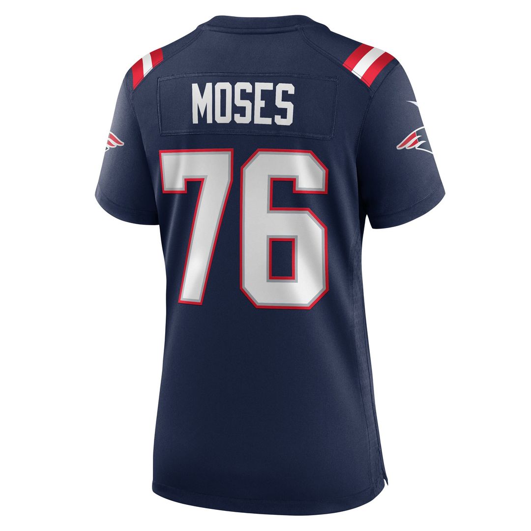 Morgan Moses New England Patriots Nike Women's Team Game Jersey -  Navy