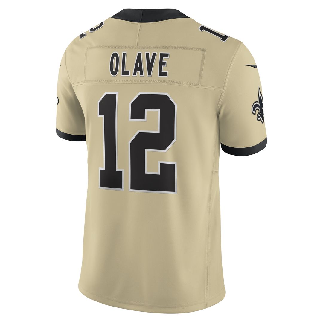Chris Olave New Orleans Saints Nike Gameday Golds Alternate Vapor F.U.S.E. Limited Jersey - Gold