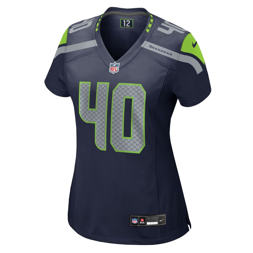 Robbie Ouzts Seattle Seahawks Nike Women's Team Game Jersey -  College Navy