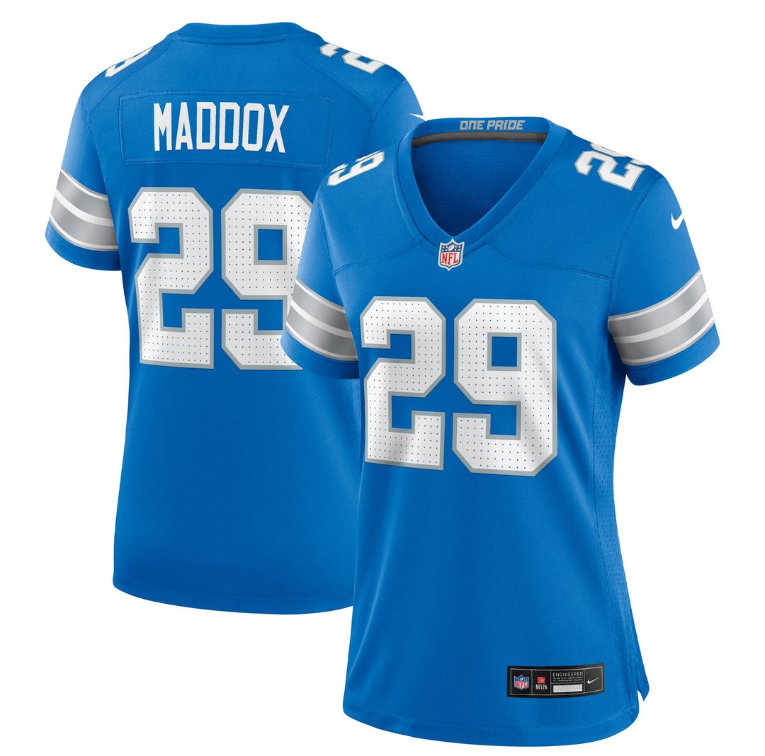 Avonte Maddox Detroit Lions Nike Women's Team Game Jersey -  Blue