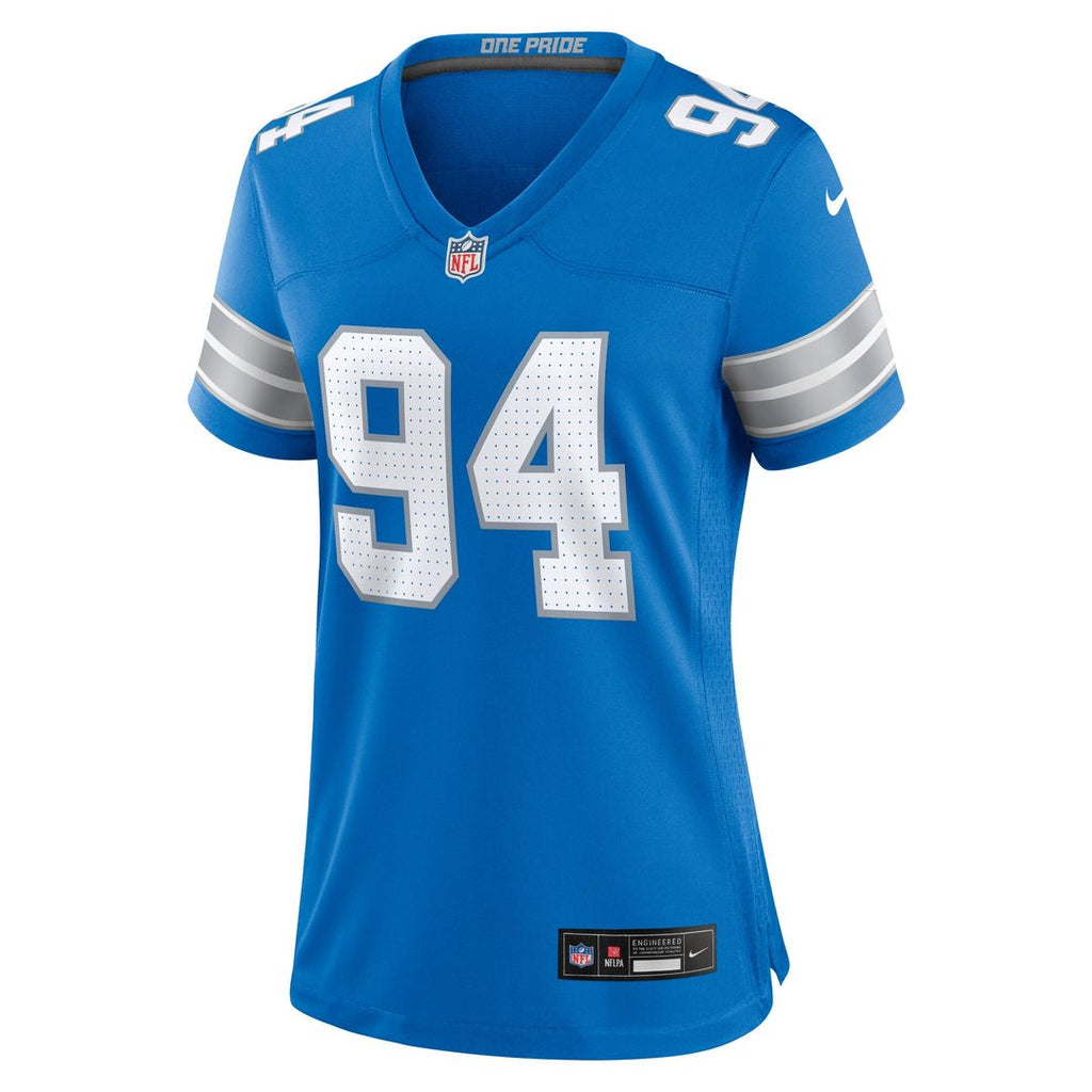 Mekhi Wingo Detroit Lions Nike Women's Team Game Jersey -  Blue