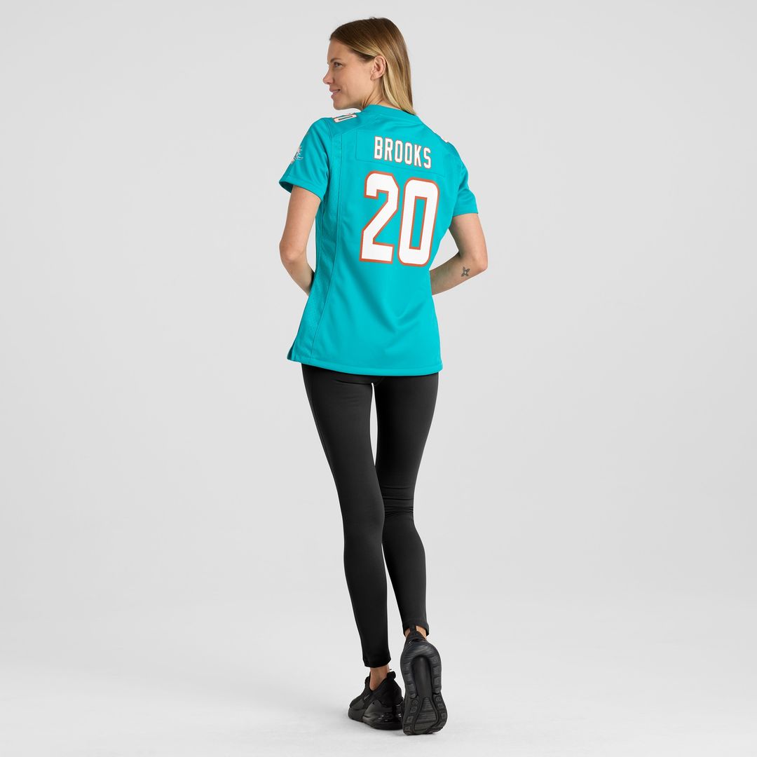 Jordyn Brooks Miami Dolphins Nike Women's  Game Jersey -  Aqua