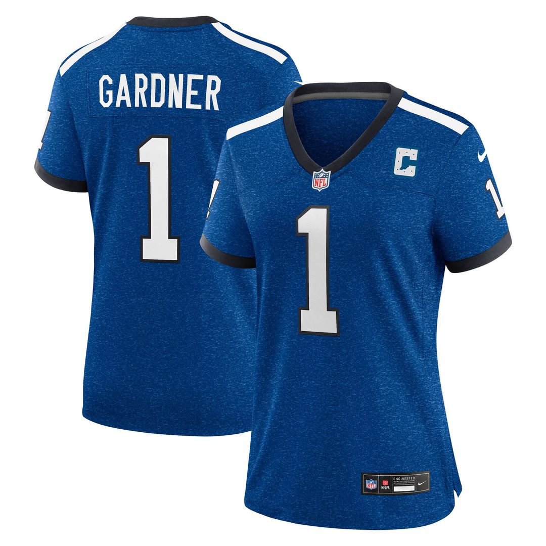 Ahmad Sauce Gardner Indianapolis Colts Nike Women's Alternate 2 Indiana Nights Game Jersey -  Heather Royal