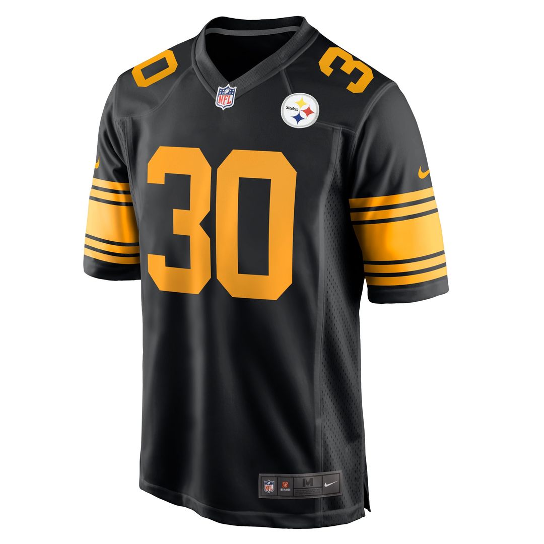 Jaylen Warren Pittsburgh Steelers Nike Alternate Game Jersey -  Black