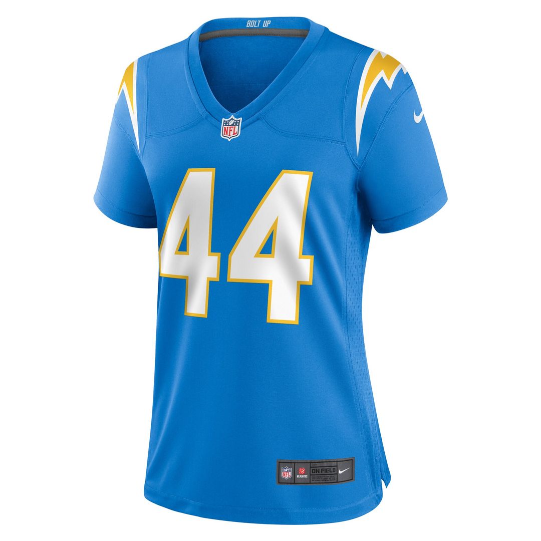 Tanner Muse Los Angeles Chargers Nike Women's Team Game Jersey -  Powder Blue