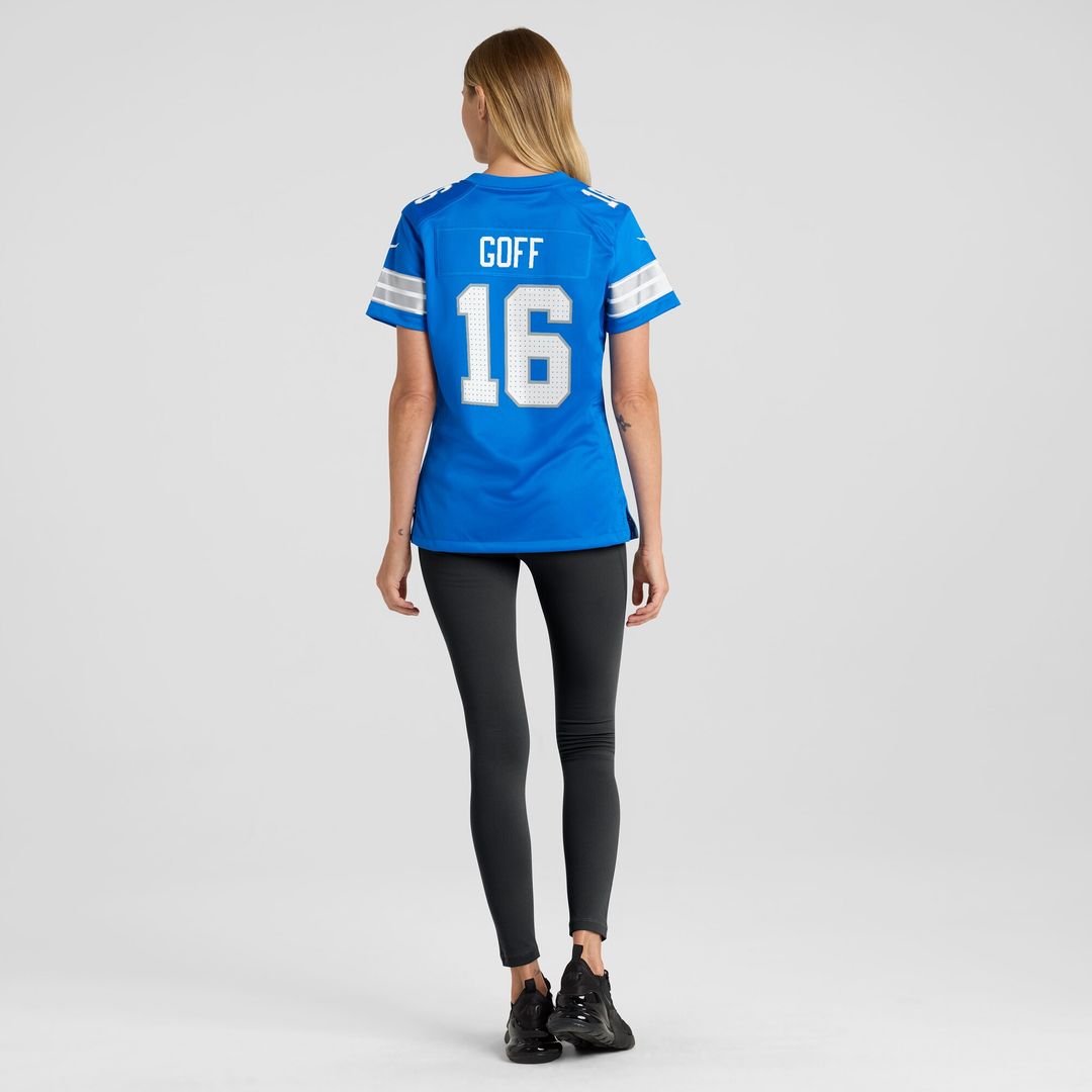 Jared Goff Detroit Lions Nike Women's Game Jersey - Blue