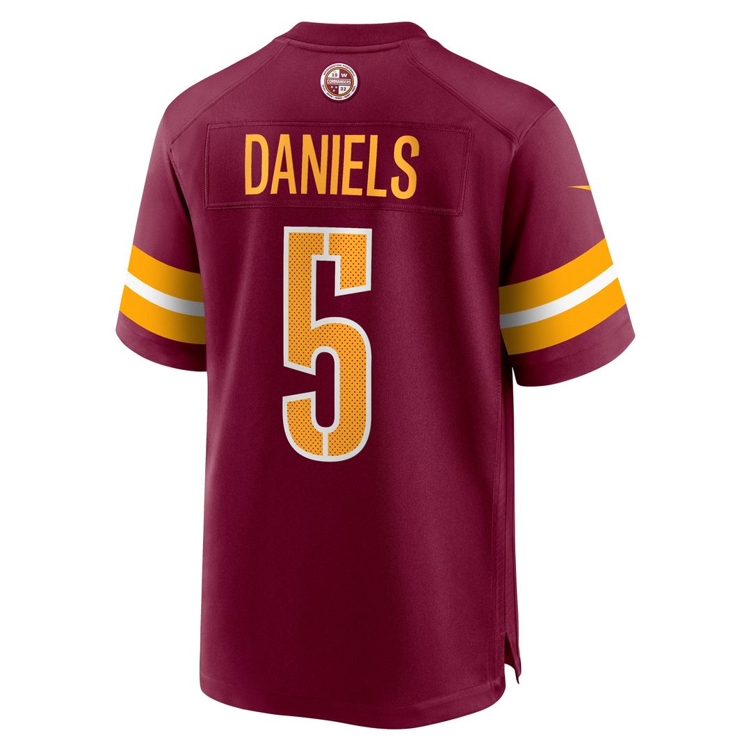 Jayden Daniels Washington Commanders Nike  Player Game Jersey - Burgundy