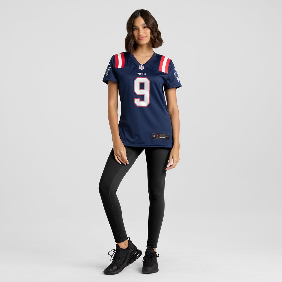 Kayshon Boutte New England Patriots Nike Women's Game Jersey - Navy