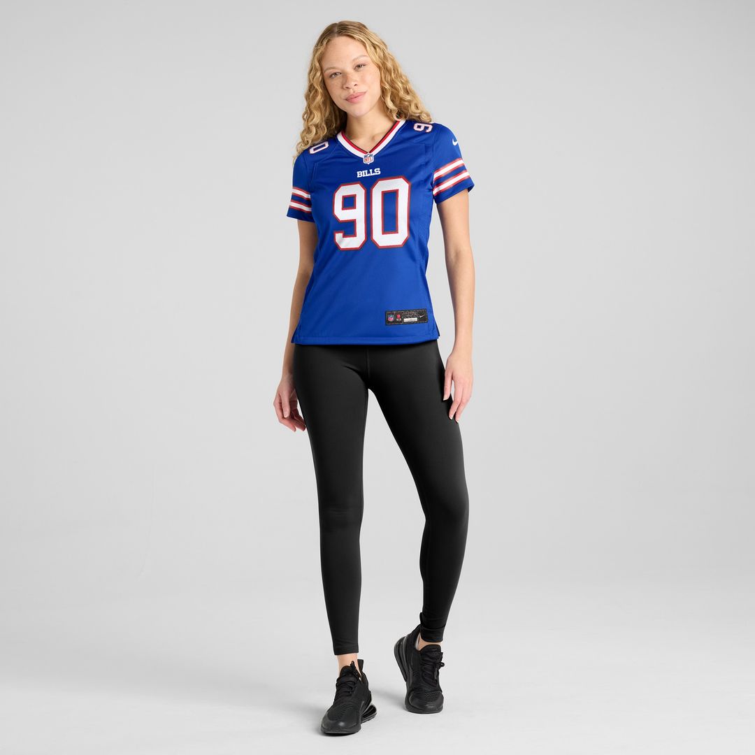 DeWayne Carter Buffalo Bills Nike Women's  Game Jersey -  Royal