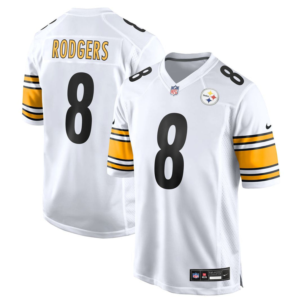 Aaron Rodgers Pittsburgh Steelers Nike Game Jersey - White