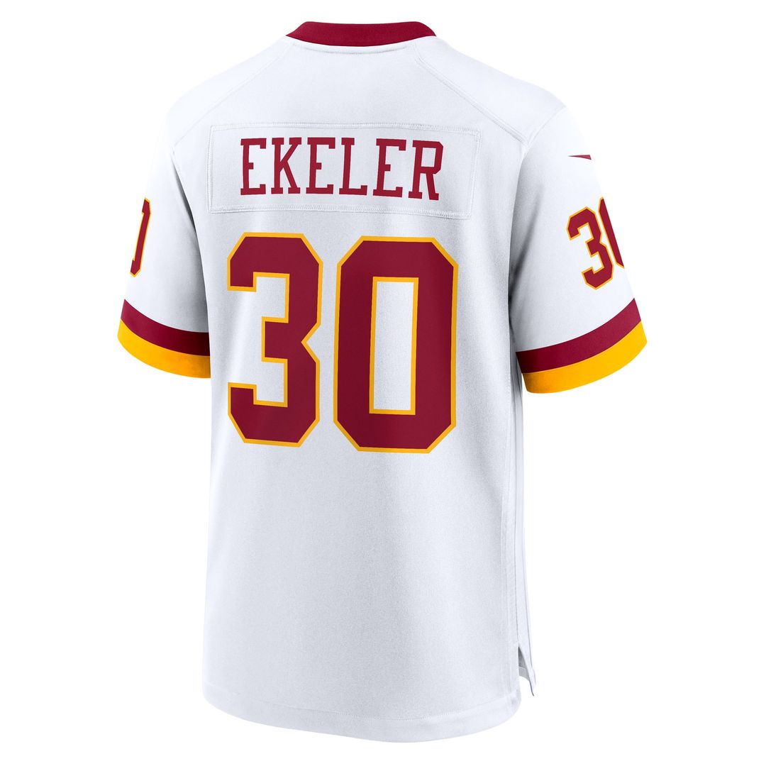 Austin Ekeler Washington Commanders Nike Game Super Bowl Era Jersey - White