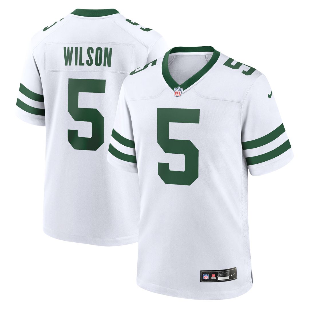 Garrett Wilson New York Jets Nike Game Jersey - Legacy White