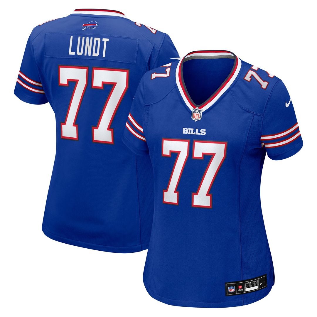 Chase Lundt Buffalo Bills Nike Women's Team Game Jersey -  Royal