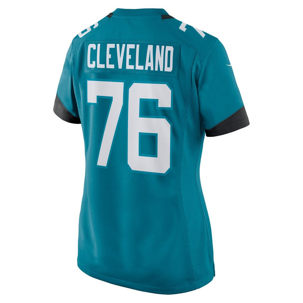 Ezra Cleveland Jacksonville Jaguars Nike Women's  Game Jersey -  Teal
