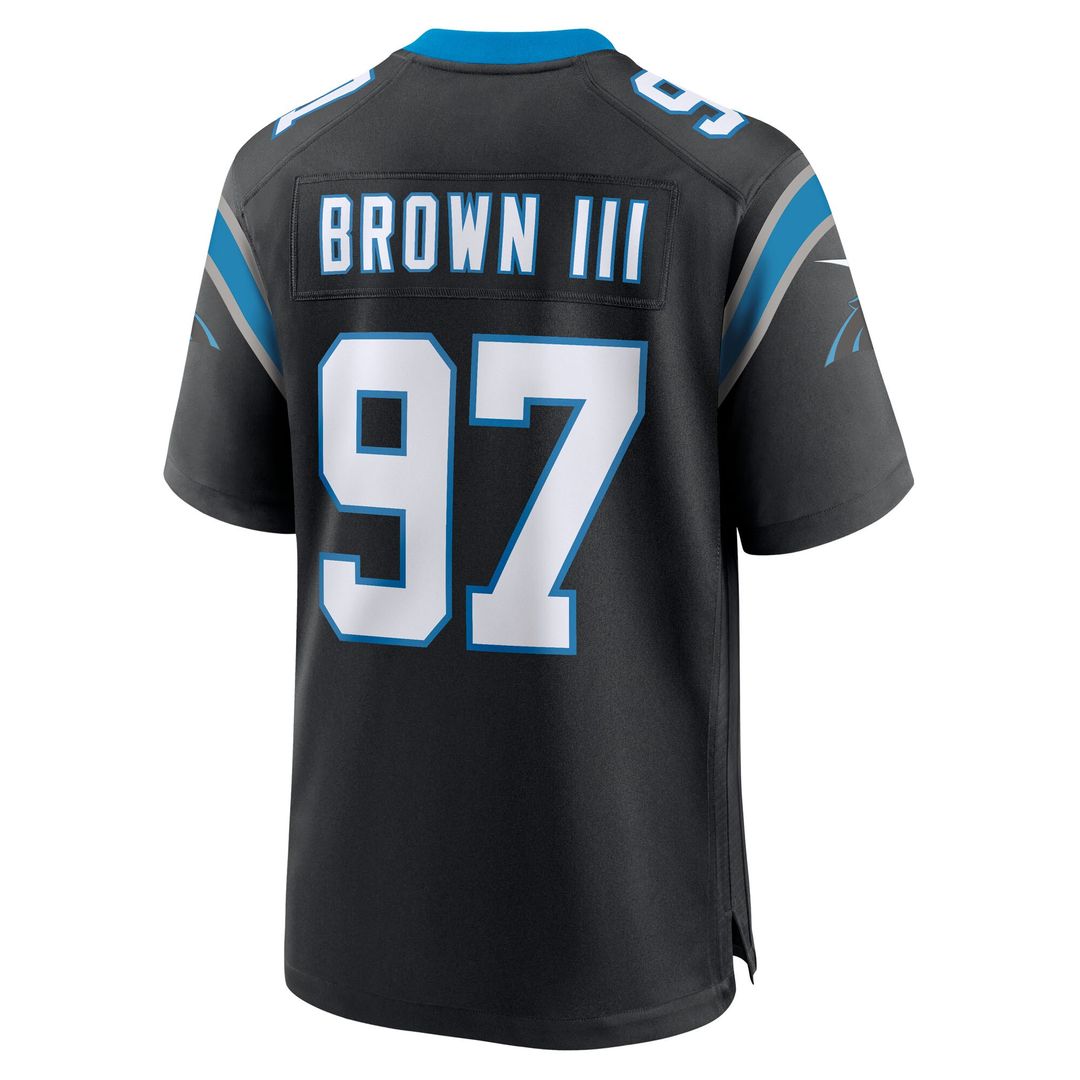 Bobby Brown III Carolina Panthers Nike Team Game Jersey -  Black