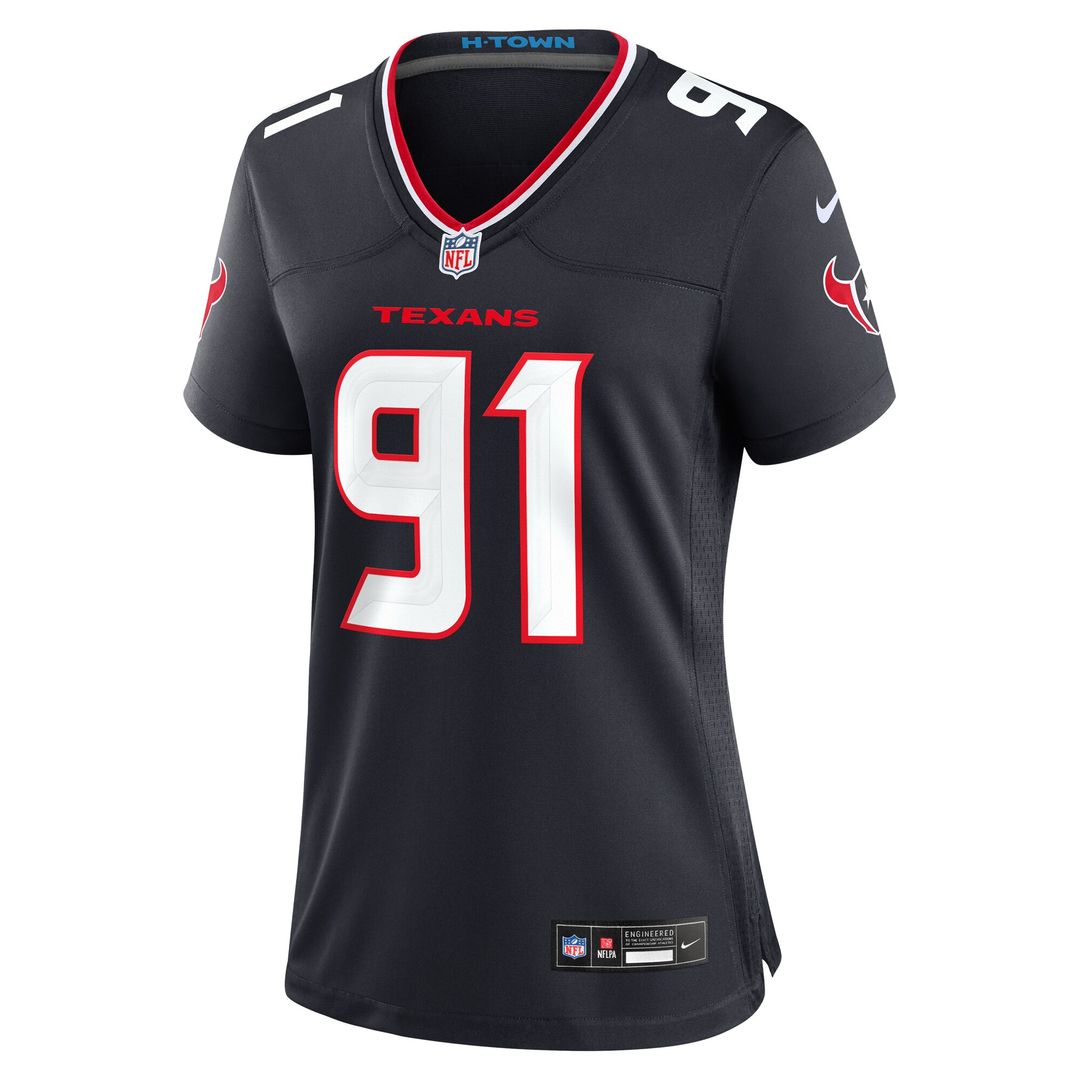 Folorunso Fatukasi Houston Texans Nike Women's Team Game Jersey -  Navy