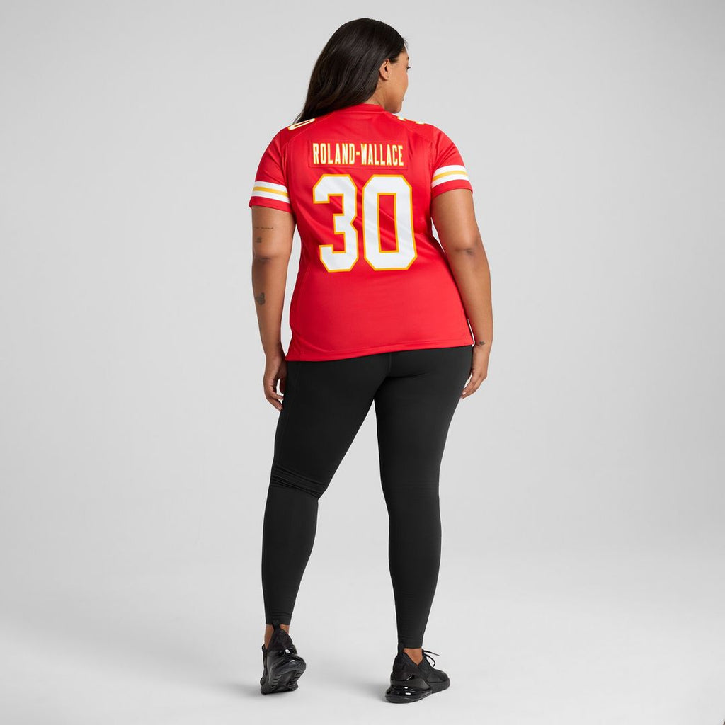 Chris Roland-Wallace Kansas City Chiefs Nike Women's  Game Jersey -  Red