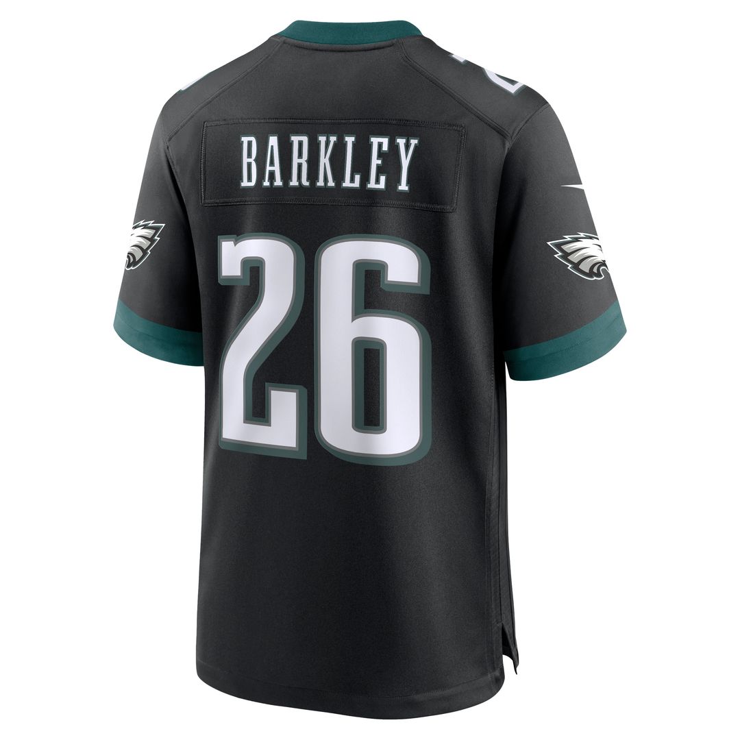Saquon Barkley Philadelphia Eagles Nike Alternate Game Jersey -  Black