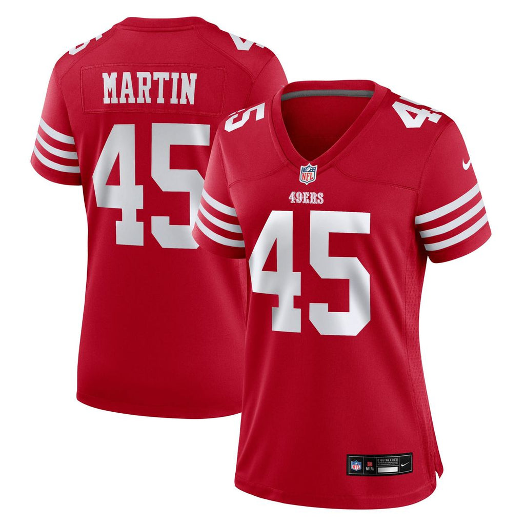Nick Martin San Francisco 49ers Nike Women's Team Game Jersey -  Scarlet
