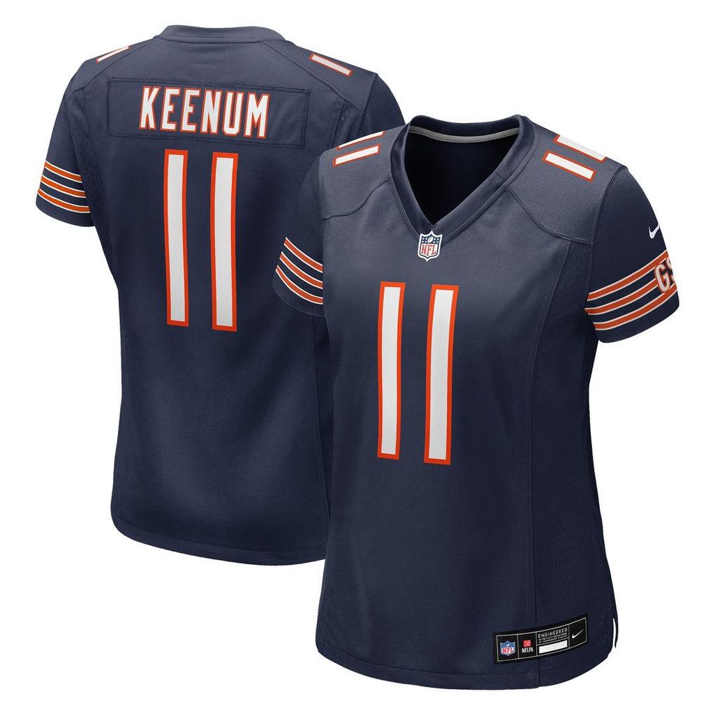 Case Keenum Chicago Bears Nike Women's Team Game Jersey -  Navy