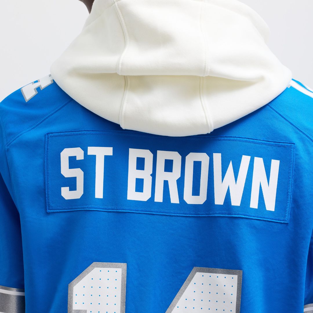 Amon-Ra St. Brown Detroit Lions Nike Game Jersey - Blue