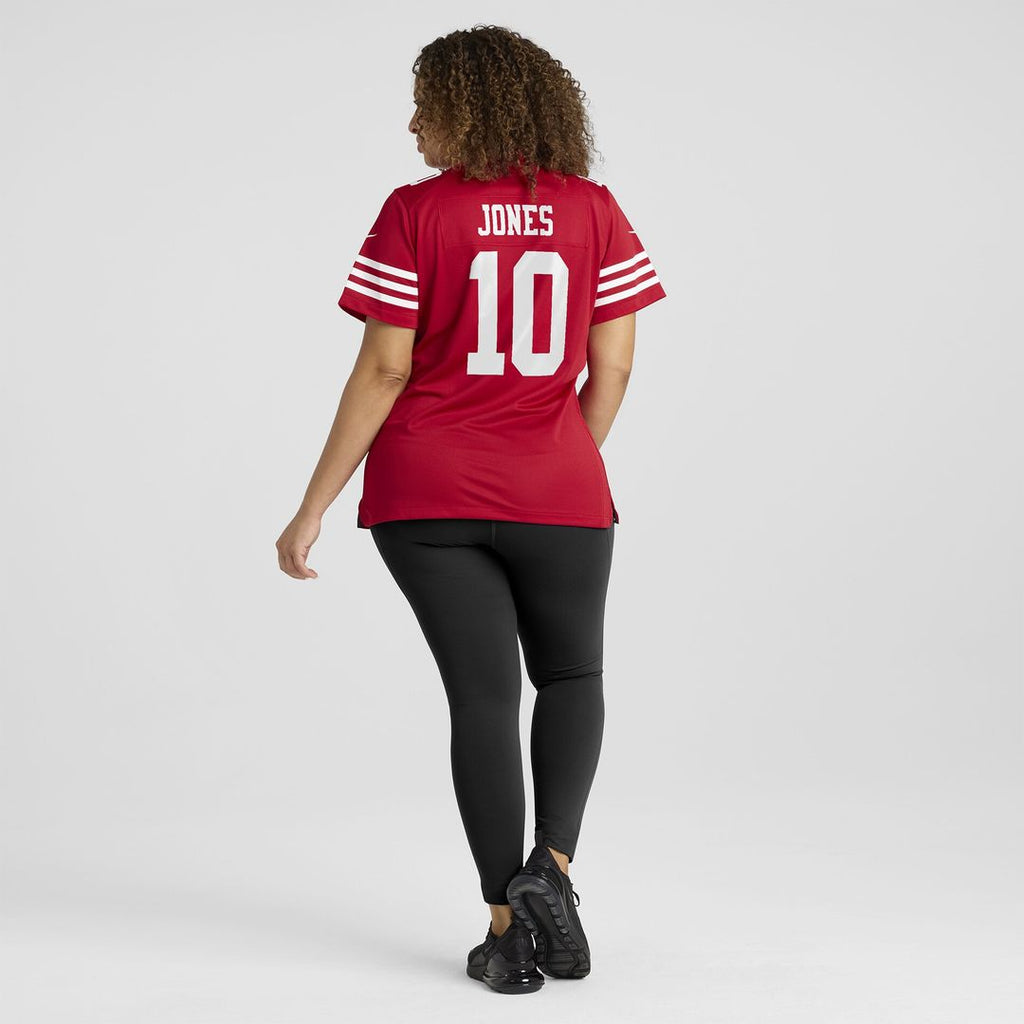 Mac Jones San Francisco 49ers Nike Women's Team Game Jersey -  Scarlet