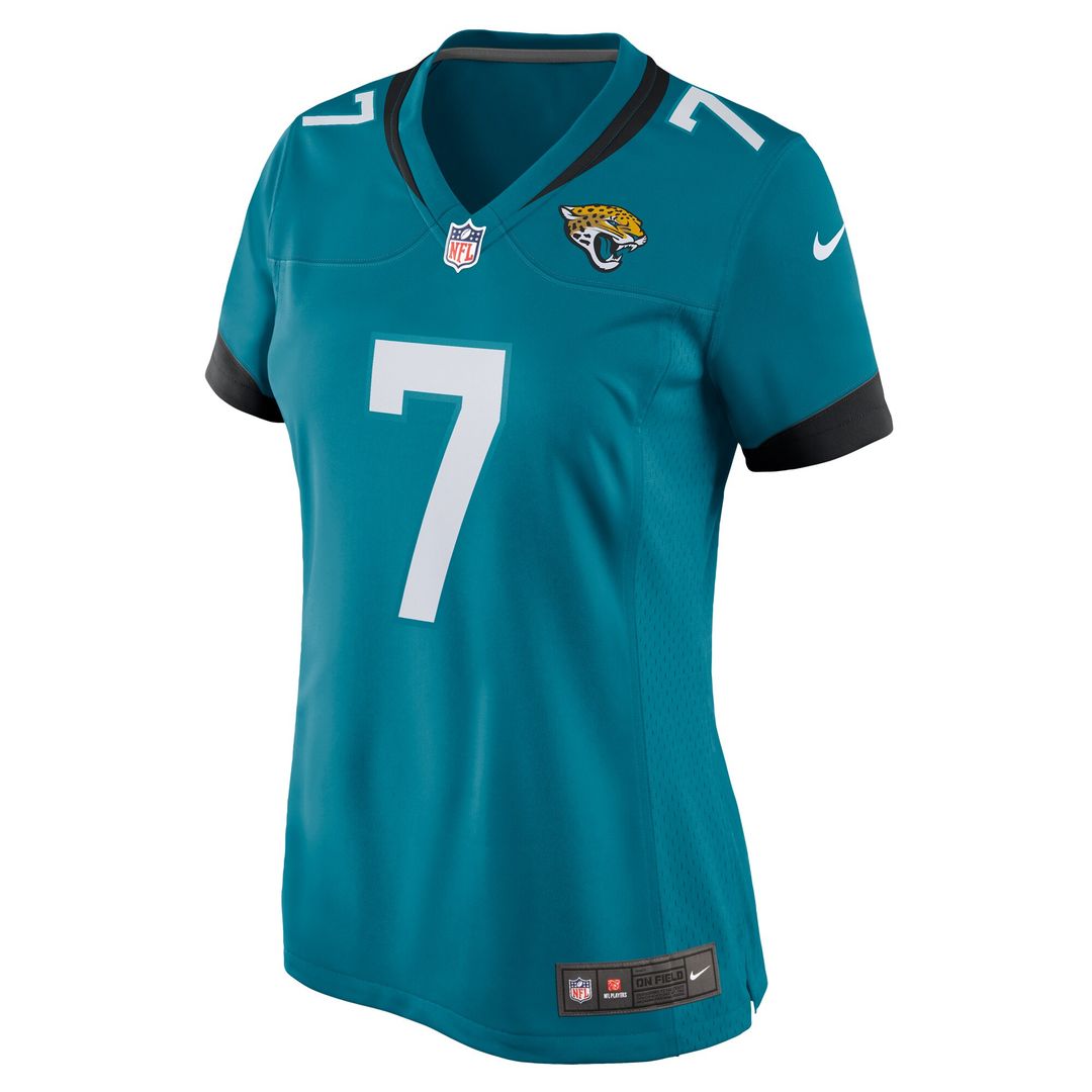 Brian Thomas Jr. Jacksonville Jaguars Nike Women's Game Jersey -  Teal