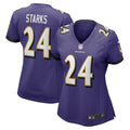 Malaki Starks Baltimore Ravens Nike Women's Team Game Jersey -  Purple