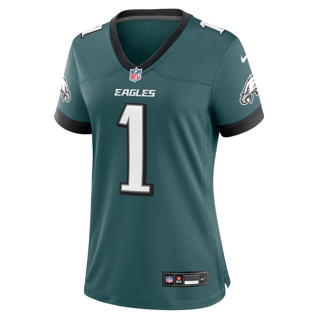 Jalen Hurts Philadelphia Eagles Nike Women's Team Game Jersey - Midnight Green