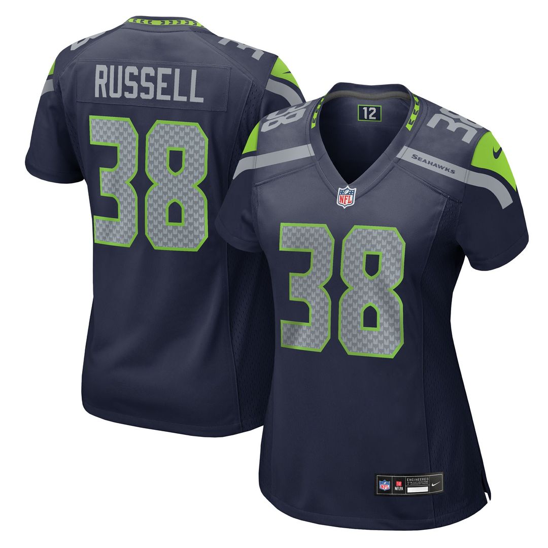Brady Russell Seattle Seahawks Nike Women's Team Game Jersey -  College Navy