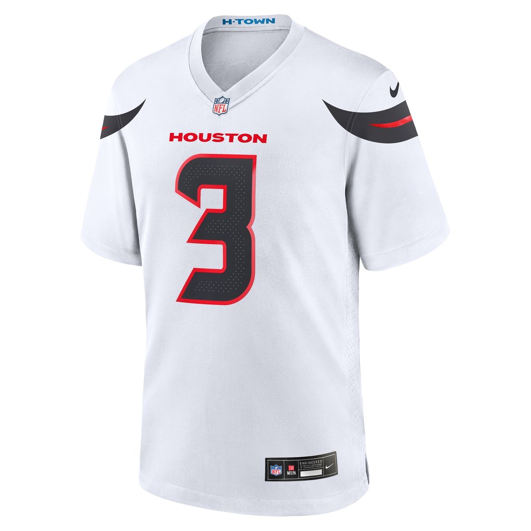 Tank Dell Houston Texans Nike Game Jersey -  White